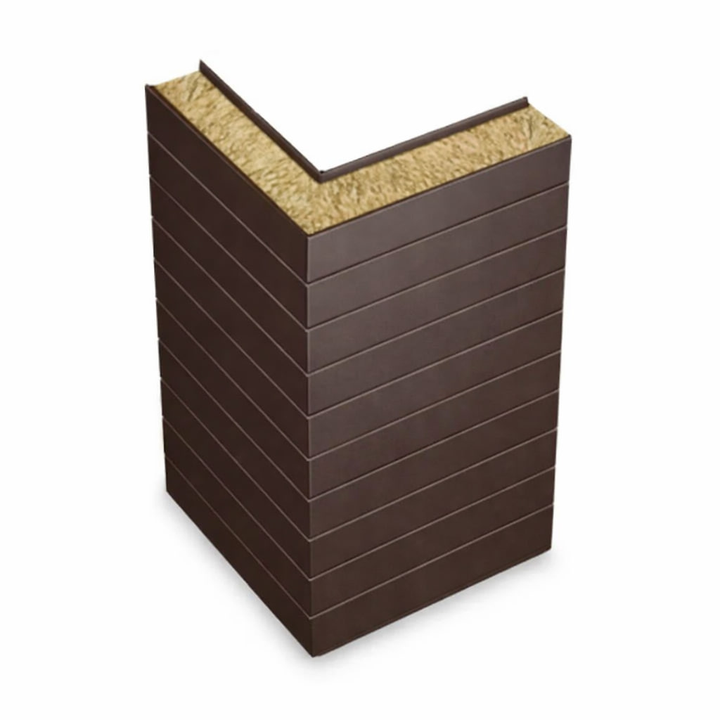 Горизонтальные угловые сэндвич-панели